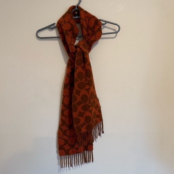 Coach Accessories - Coach Monogram 100% Lambwool Scarf